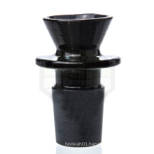 Black Market Glass - 18mm Black Male Bowl for Smoking (ES-AC-007)